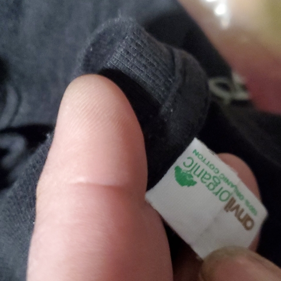 ANVIL ORGANIC BLACK LOGO TEE - Picture 3 of 3